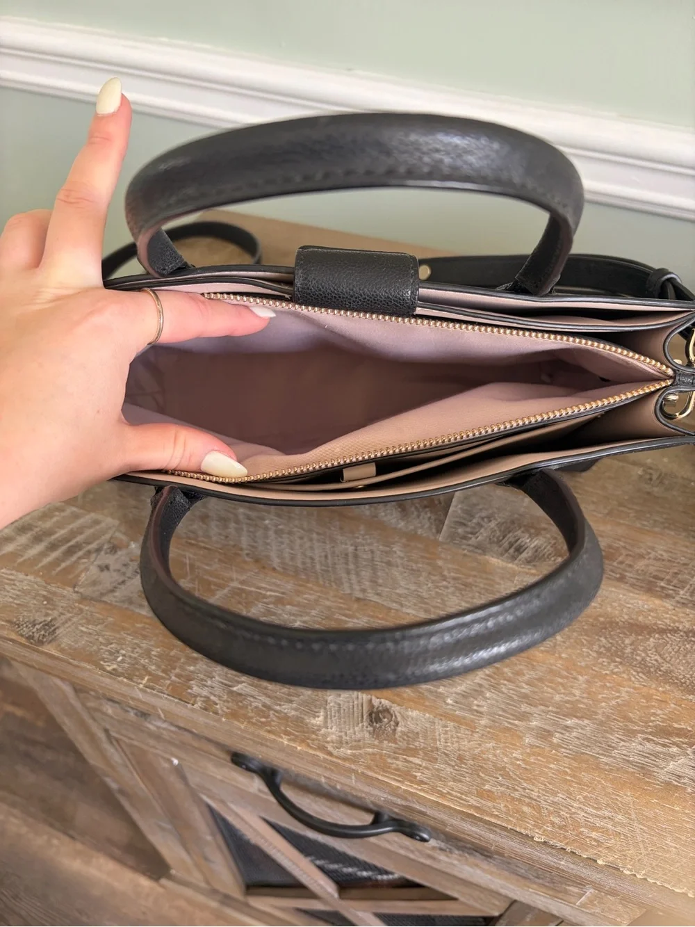 kate spade structured satchel